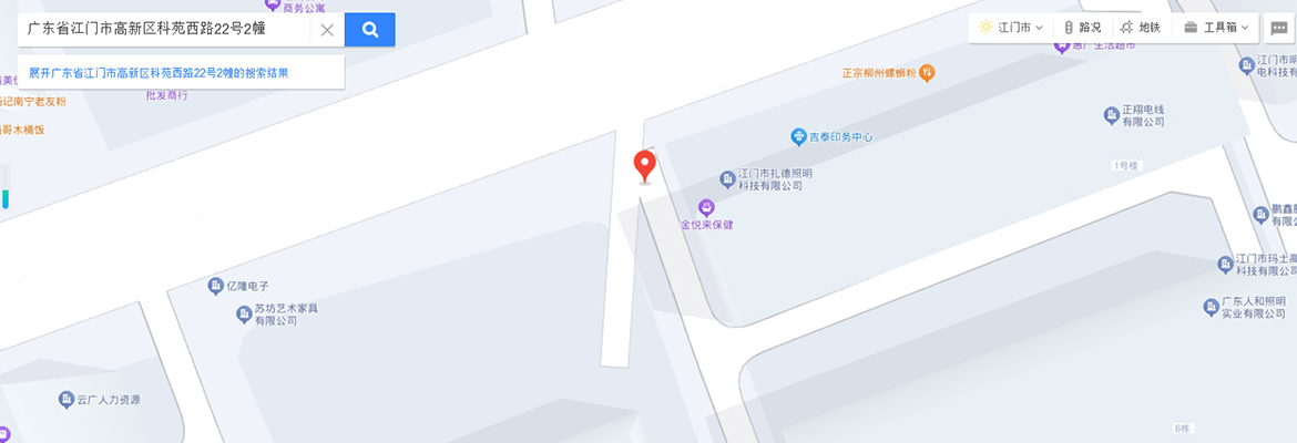 江门龙胜地图