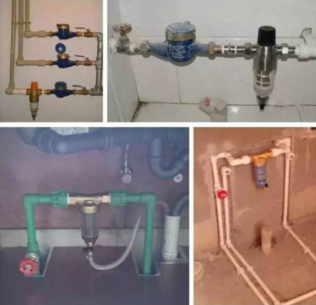 前置自冲过滤安装图解以及安装后的效果图，怎么安装看此文即可！