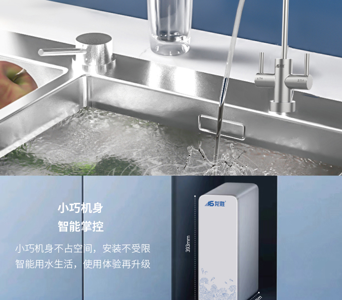 龙胜双出水净水机系列