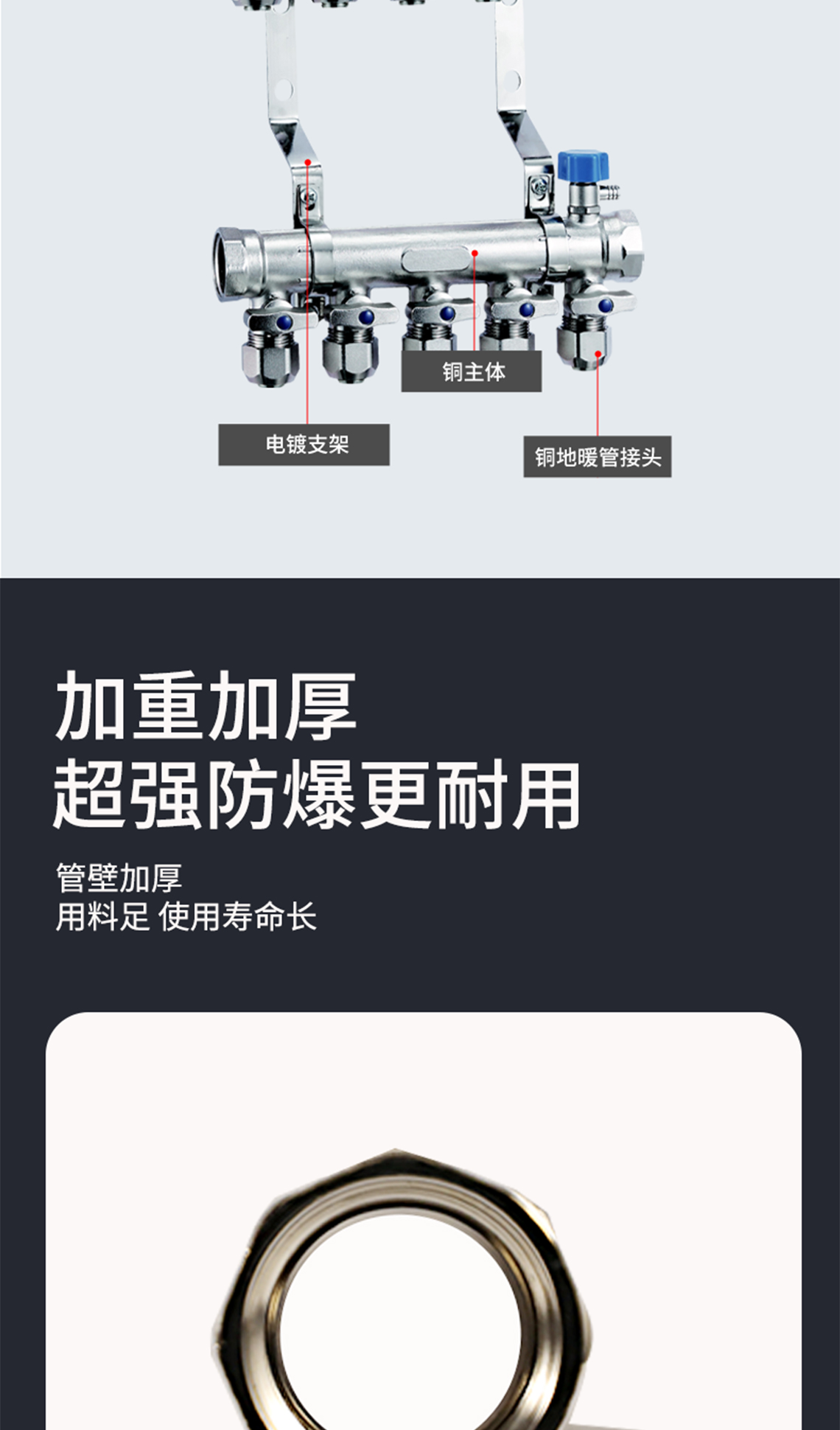 龙胜管古镀镍集分水器