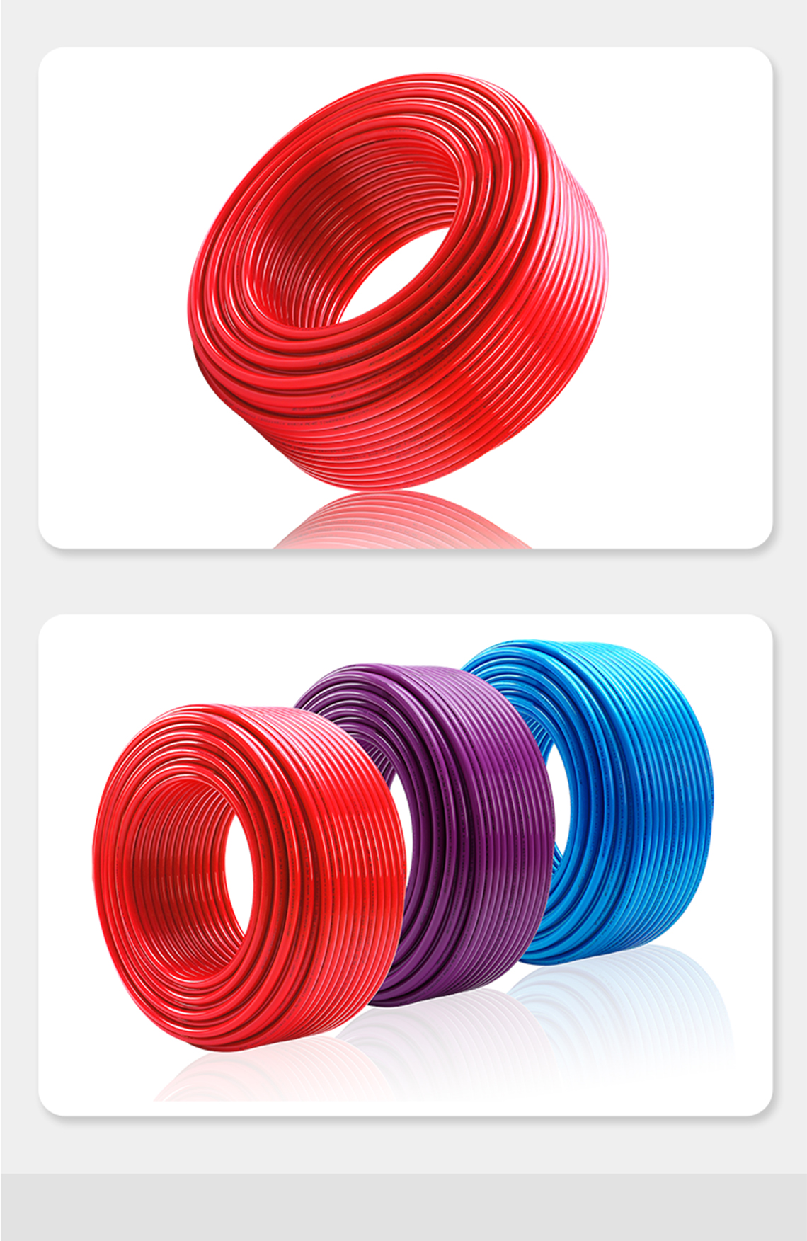 龙胜管橙红色PERT地暖管